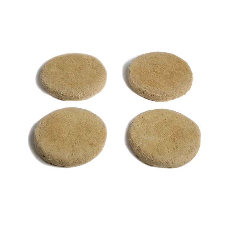 Freeze-dried raw bone meat patties