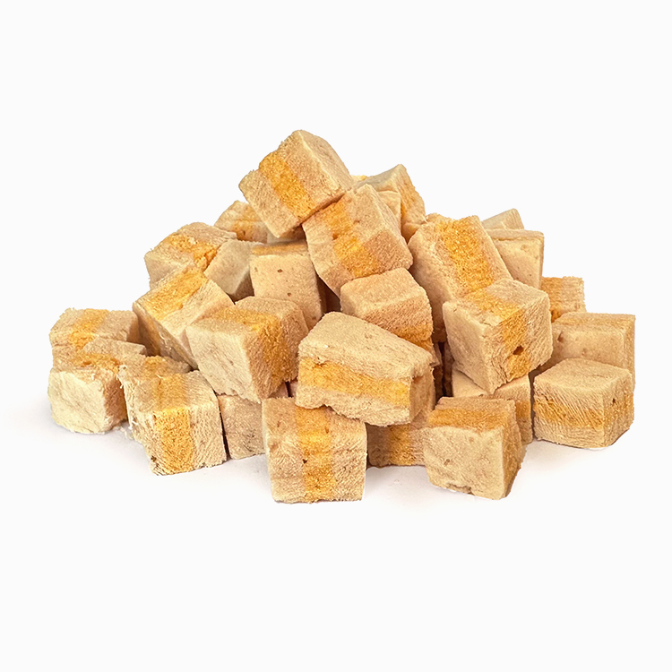 Freeze-dried three-layer cake