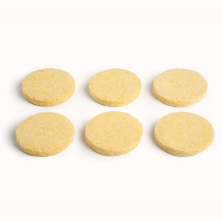 Freeze-dried rabbit meat and carrots